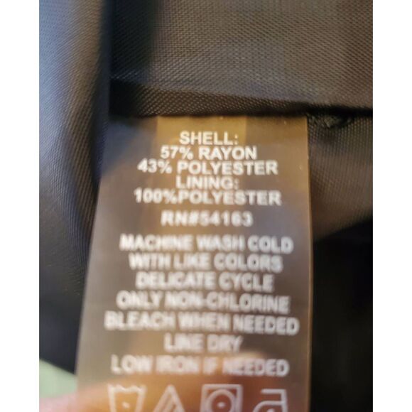 Calvin Klein Sleeveless Black Sheer Overlay Fit & Flare Dress Size 12 - Picture 6 of 8